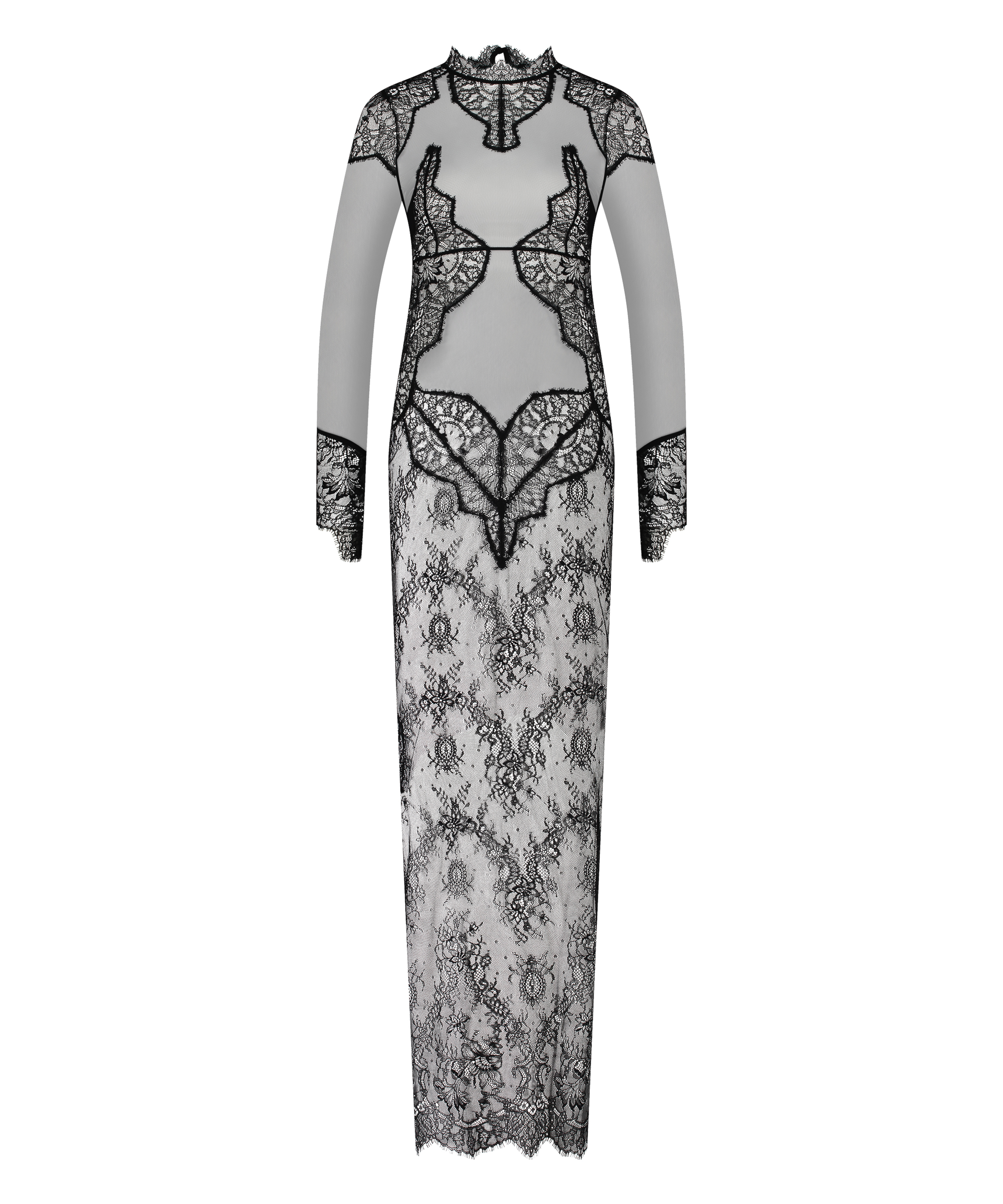 Slipdress Melisande, Schwarz, main