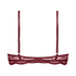 Soutien-gorge non-rembourré à armatures Isabelle, Rouge