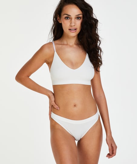 Nahtloser Bralette, Wei&szlig;