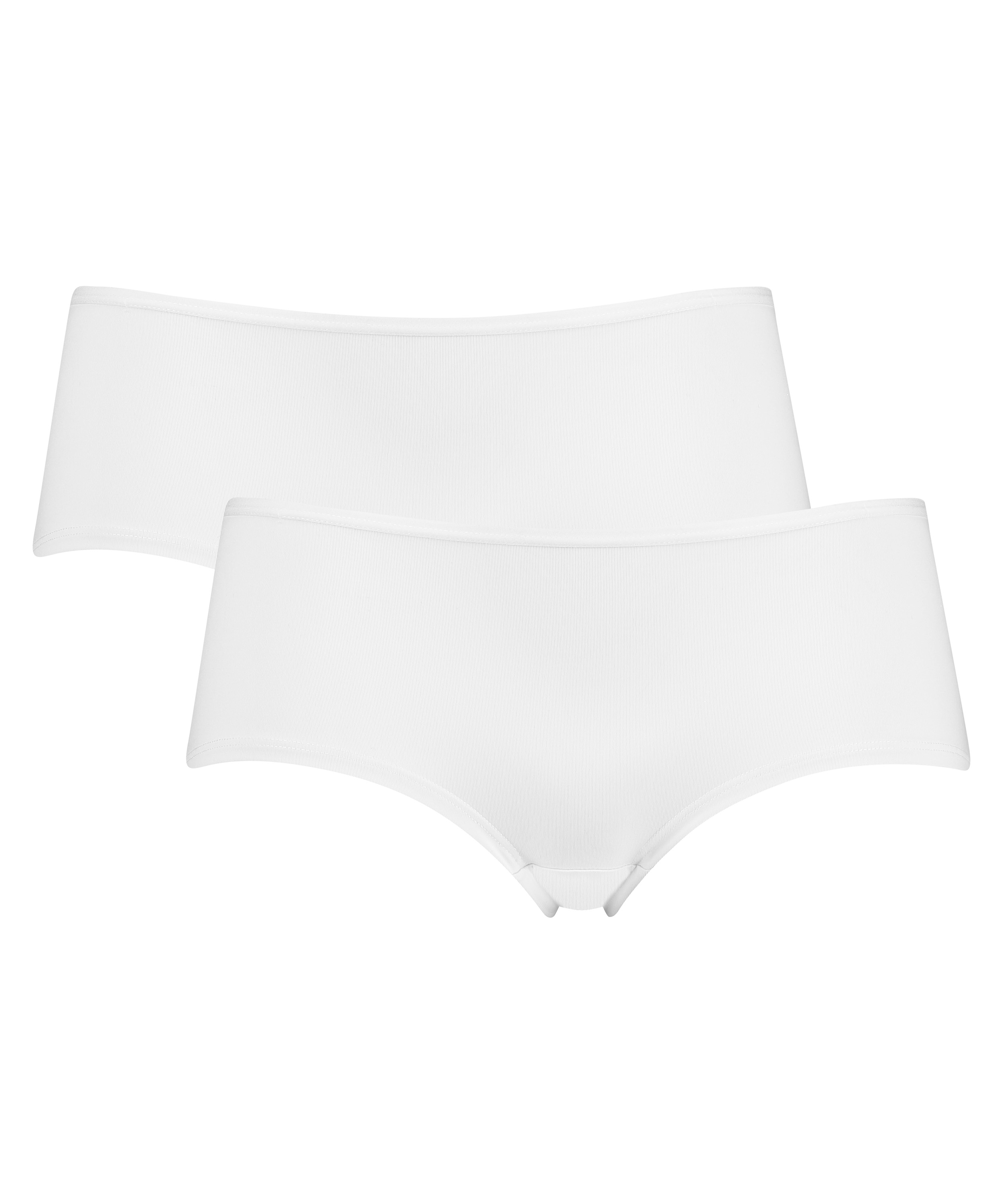 Lot de 2 boxer Kim Cotton, Blanc, main