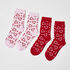 2 Paires de Chaussettes en Coton, Rose