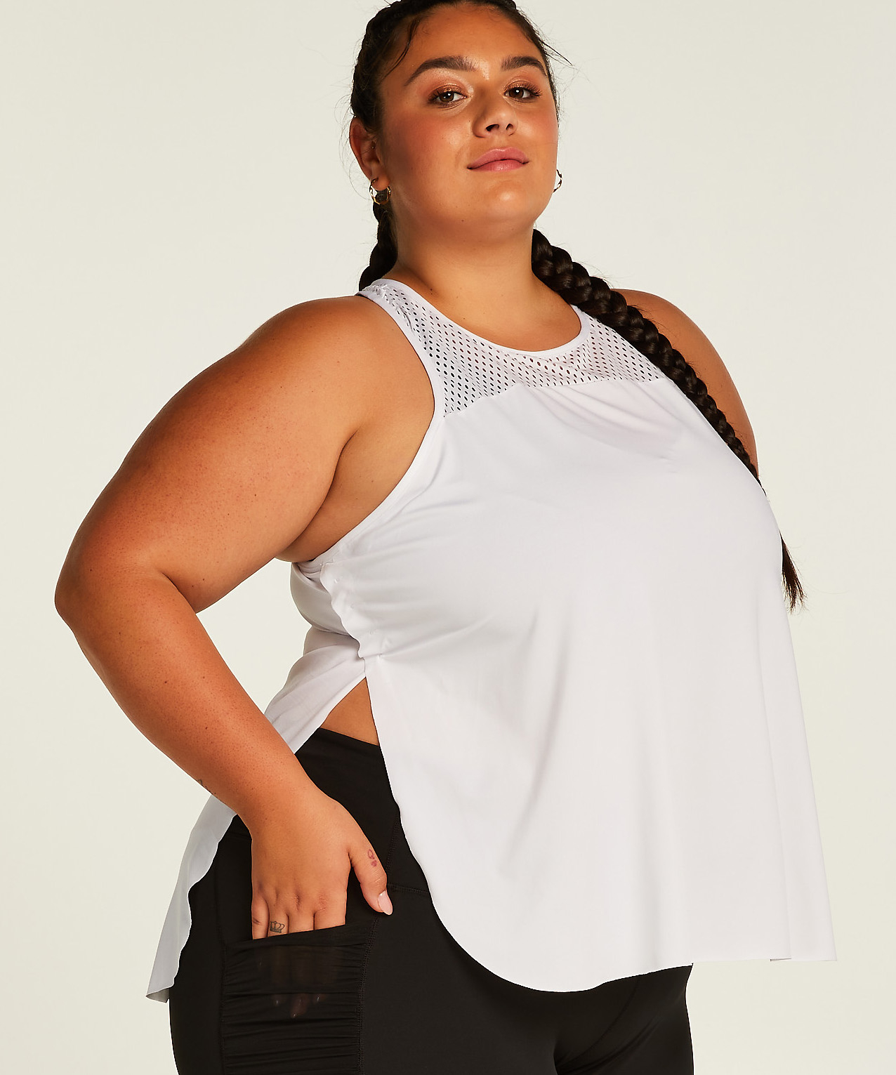 HKMX Tanktop Performance, Weiß, main