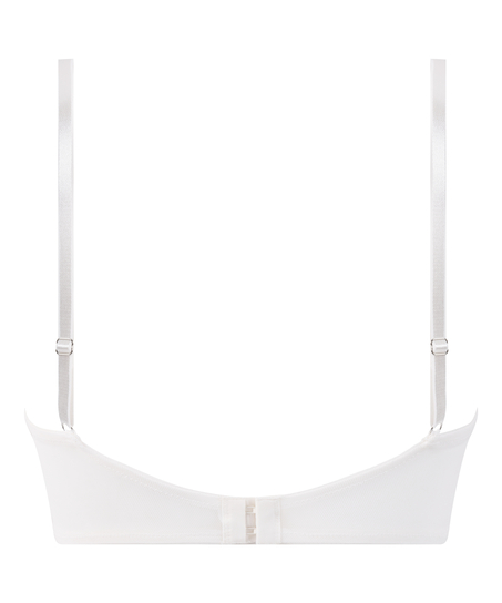Soutien-gorge &agrave; armatures pr&eacute;form&eacute; longline Lauren, Blanc