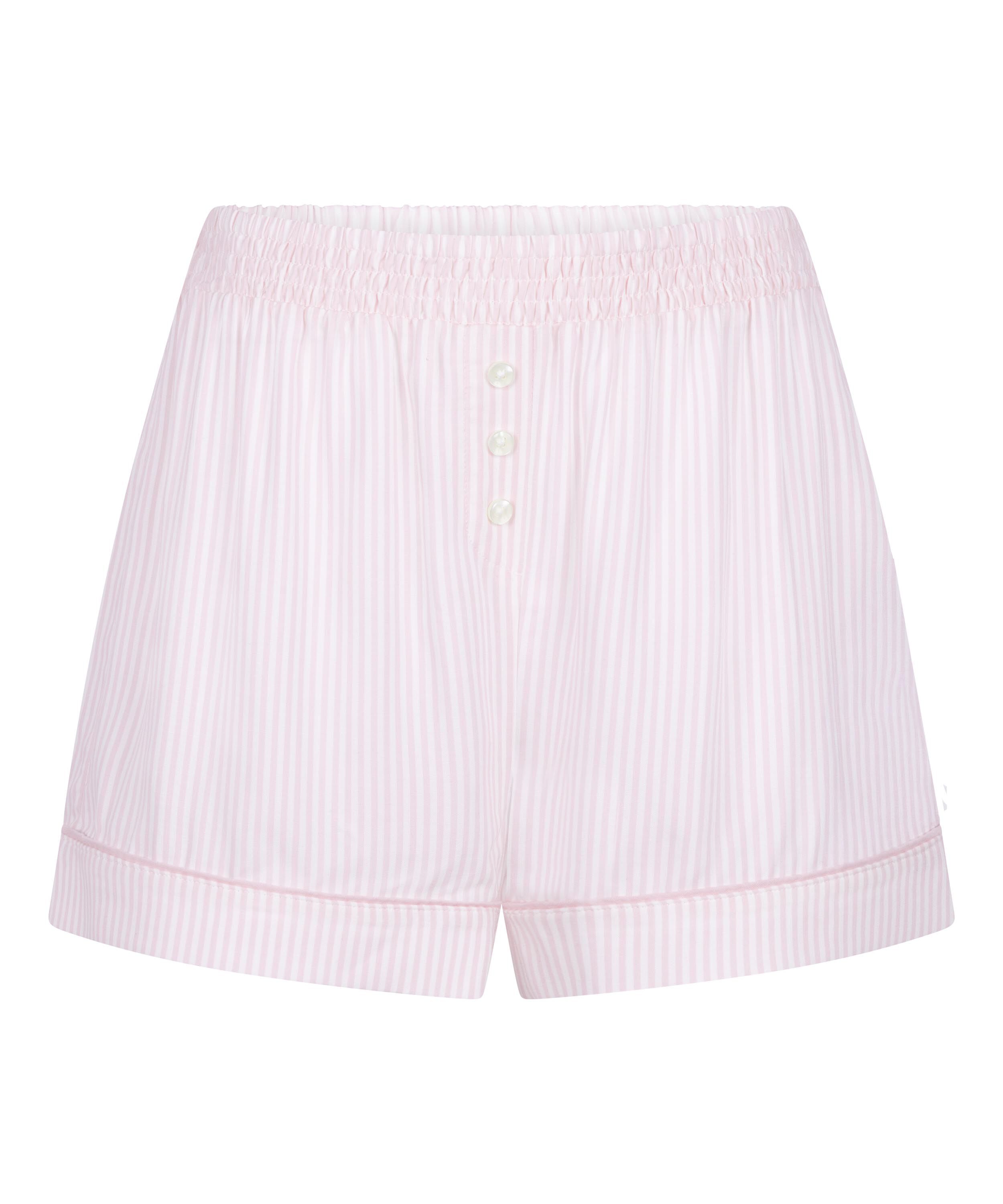 Gewebte Pyjama-Shorts, Rose