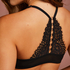 Soutien-gorge Push-Up rembourré à armatures Veronica, Noir