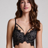 Soutien-gorge &agrave; armatures pr&eacute;form&eacute; longline Marilee, Noir