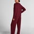 Pyjama Hose Loose Pointelle, Rot