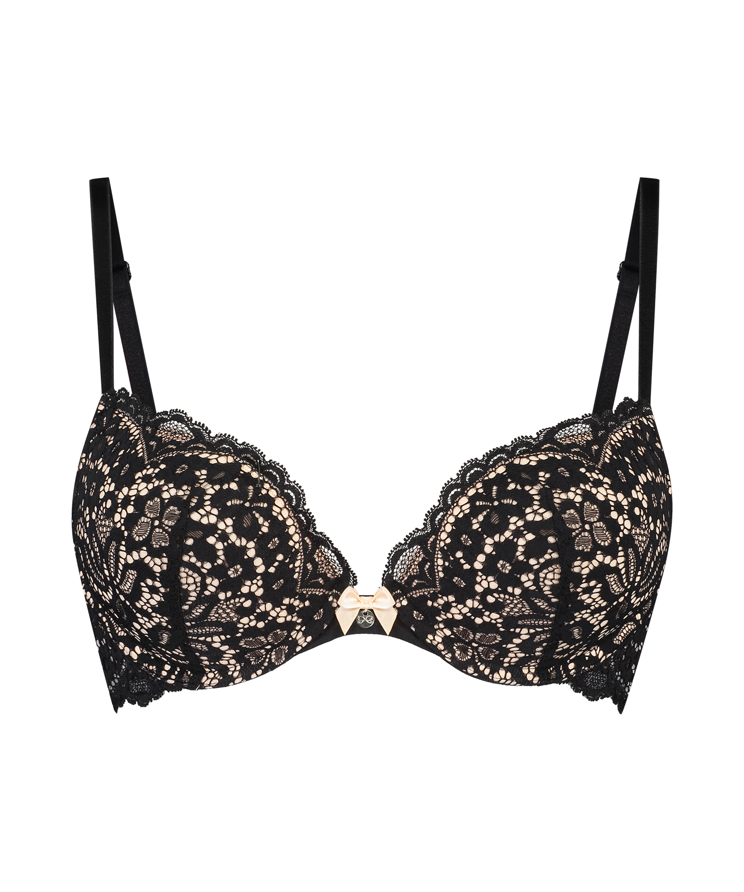 Soutien-gorge maxi rembourré à armatures Rose, Noir, main