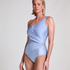 Maillot de bain Shaping Shell Mesh, Bleu