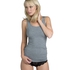 Top mit Spaghettiträgern Tank Lace, Grau