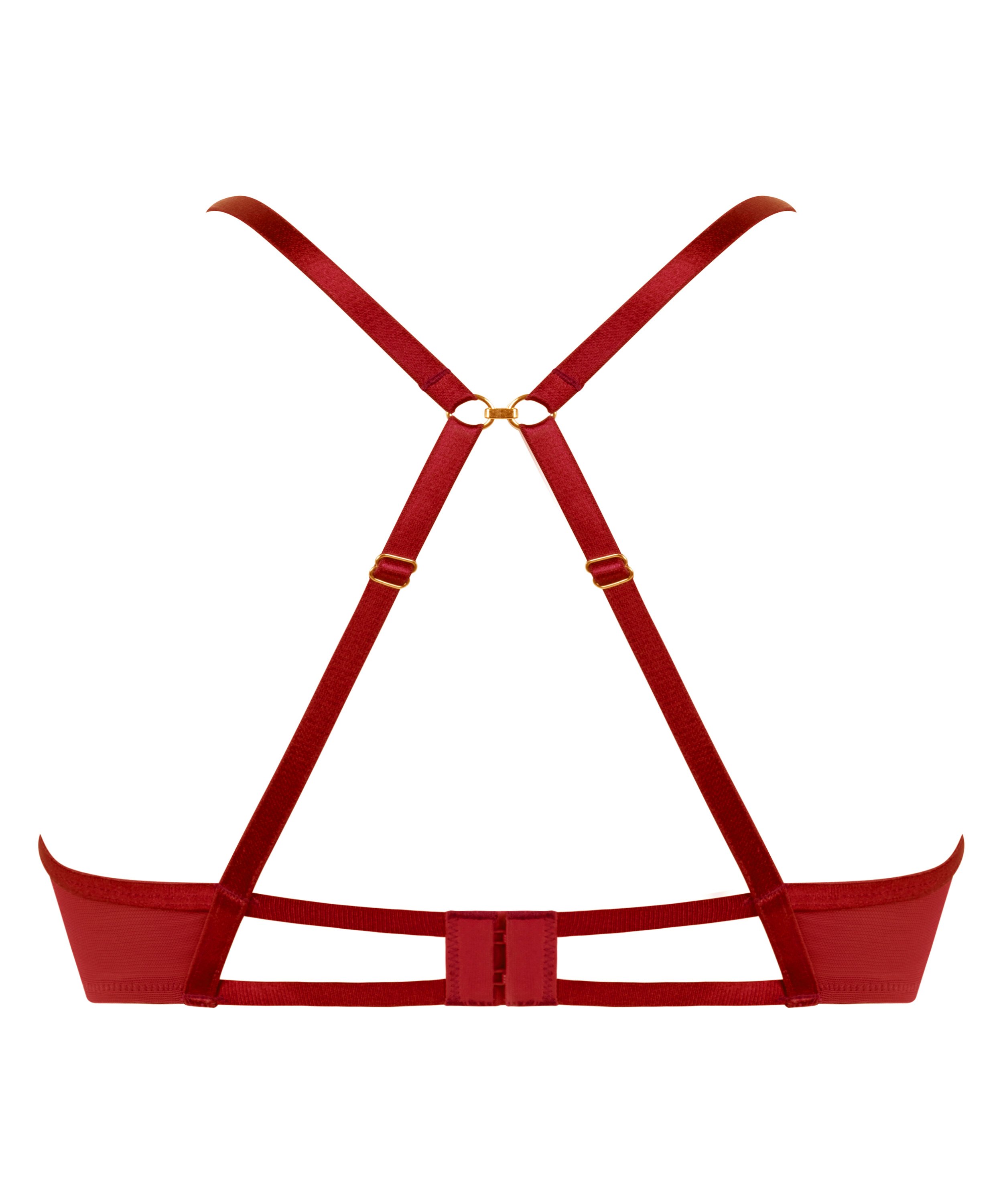 Soutien-gorge à armatures non-préformé Cinnamon, Rouge, main