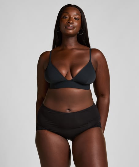 Combinaison en dentelle longueur maxi, Noir