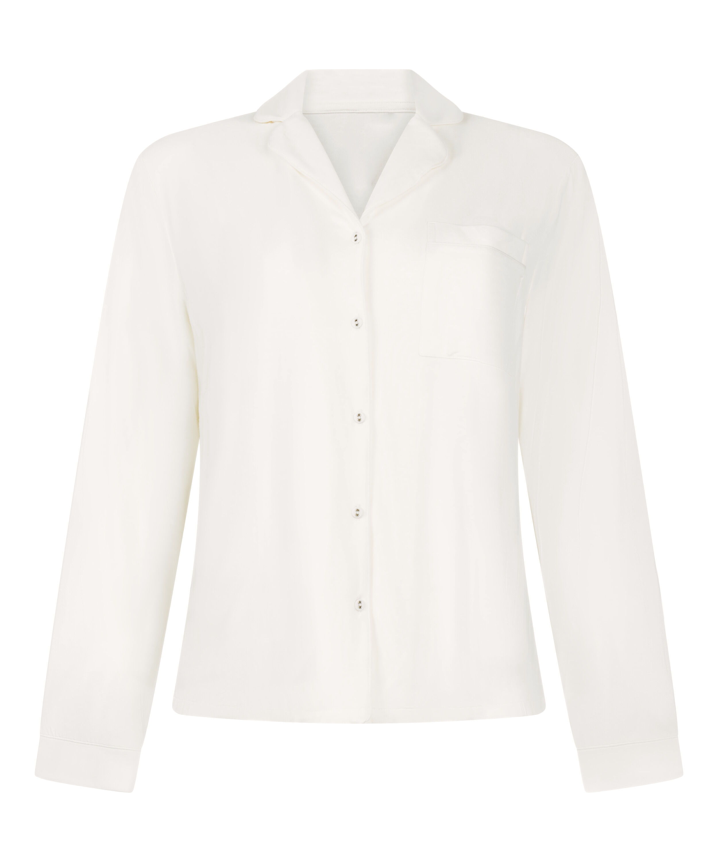 Veste &agrave; manches longues en jersey Essential, Blanc