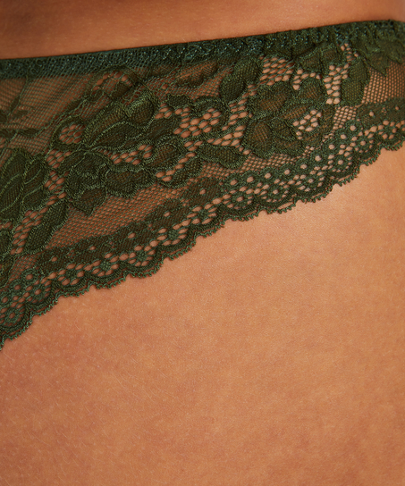 Slip br&eacute;silien Chelsey, Vert