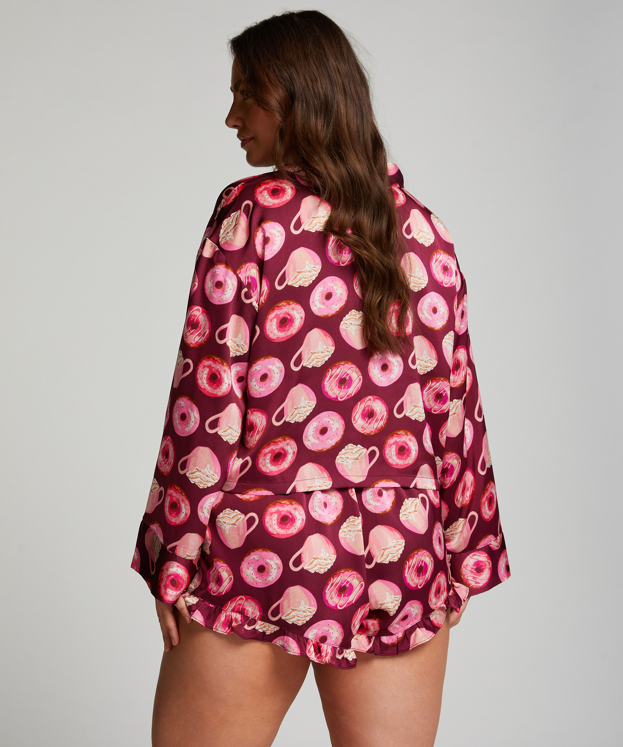 Satin Shorts, Lila, main