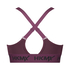 HKMX Sport-BH The Crop Logo Level 1, Lila