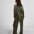 Pantalon de pyjama velours, Vert
