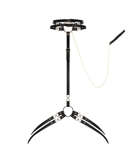 Private Kunstledergeschirr, Schwarz