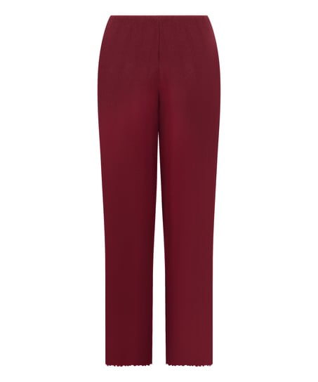 Pyjama Hose Loose Pointelle, Rot