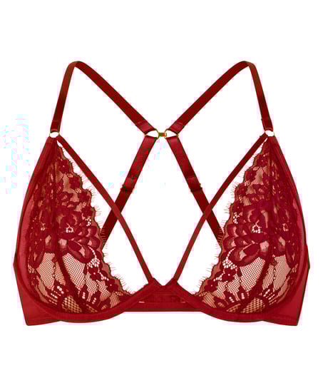 Soutien-gorge à armatures non-préformé Cinnamon, Rouge