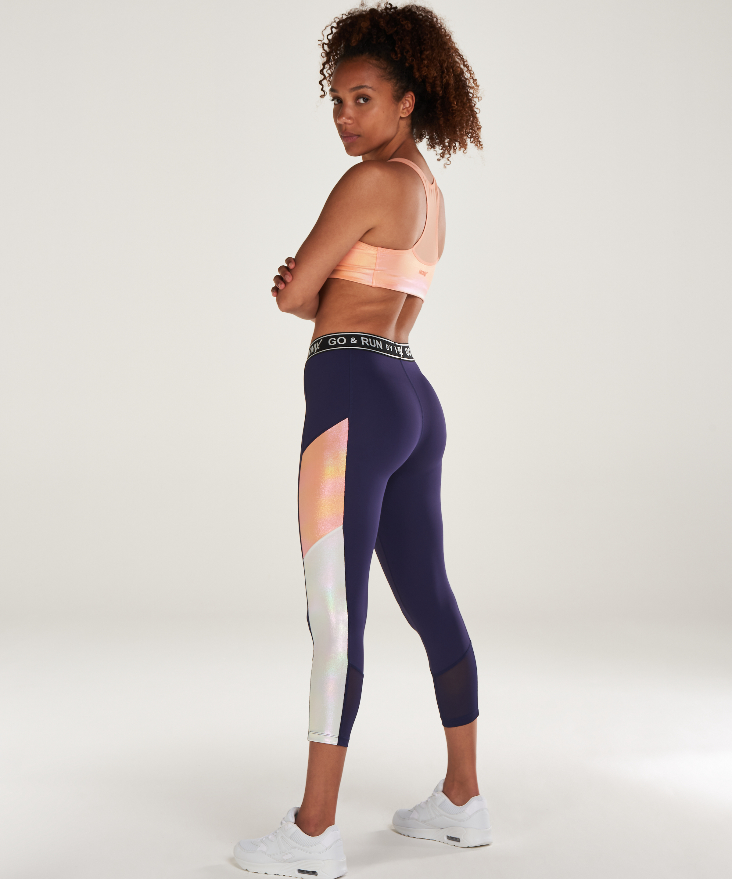 HKMX Regular-Waist Capri, Blau, main