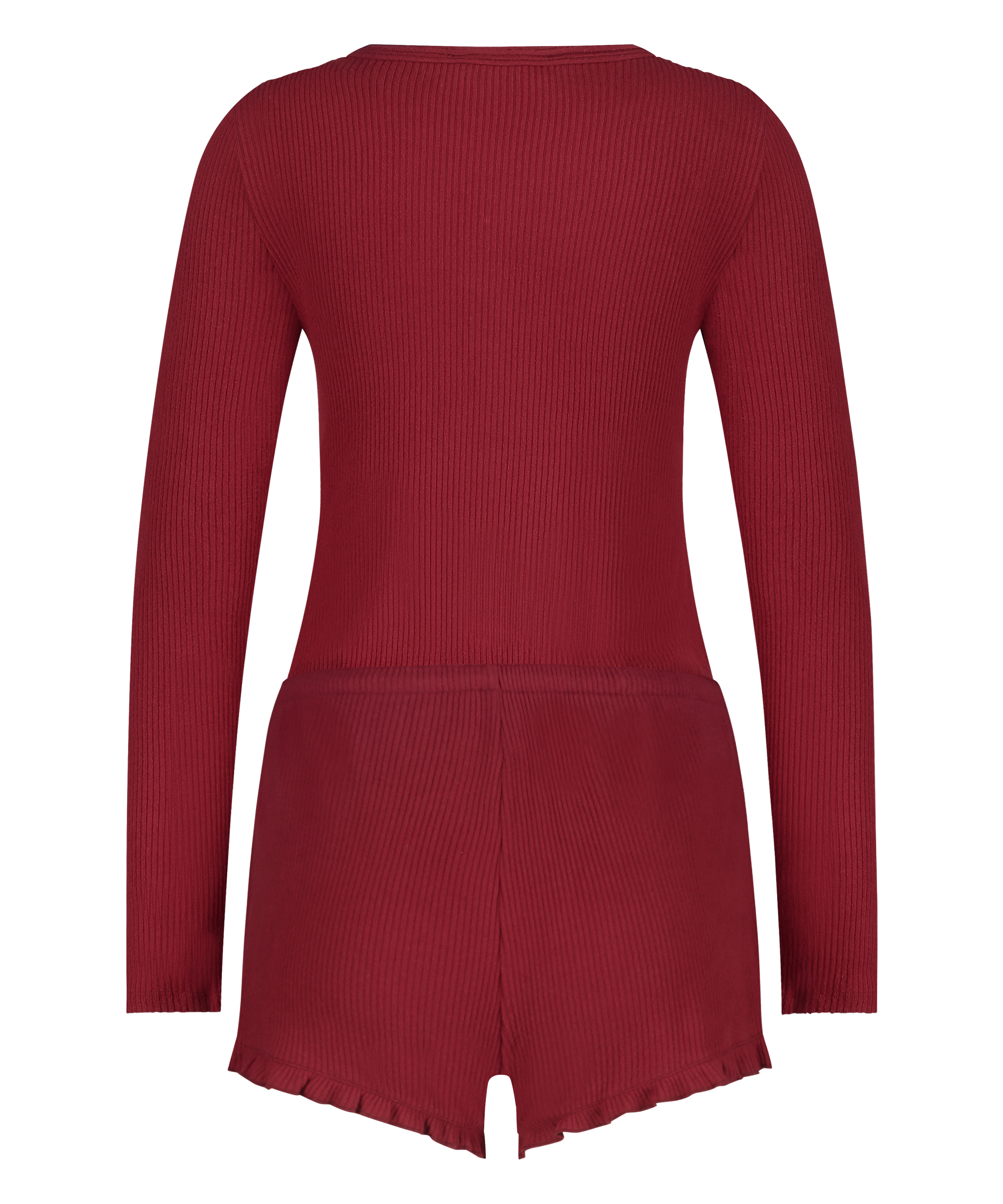 Grenouill&egrave;re courte bross&eacute;e, Rouge, main