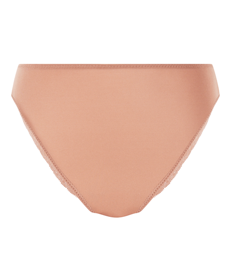 Slip taille haute Sophie, Marron