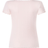 Pointelle-Top mit Spitze, Rose