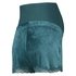 Schwangerschafts-Shorts Velours, Blau