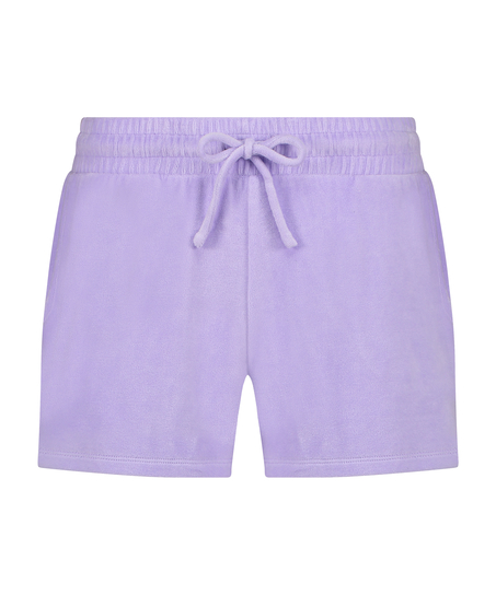 Short Velours Pocket, Violet