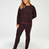 Leggings Micro Fleece, Rot