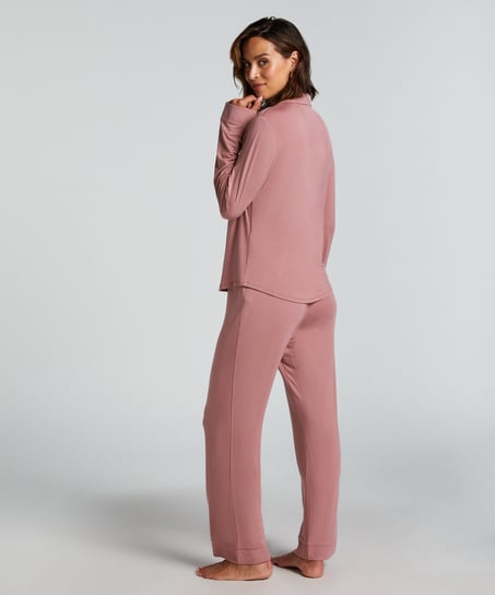 Pantalon en jersey Essential, Rose