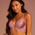 Soutien-gorge push-up &agrave; armatures pr&eacute;form&eacute; Cecile, Rose