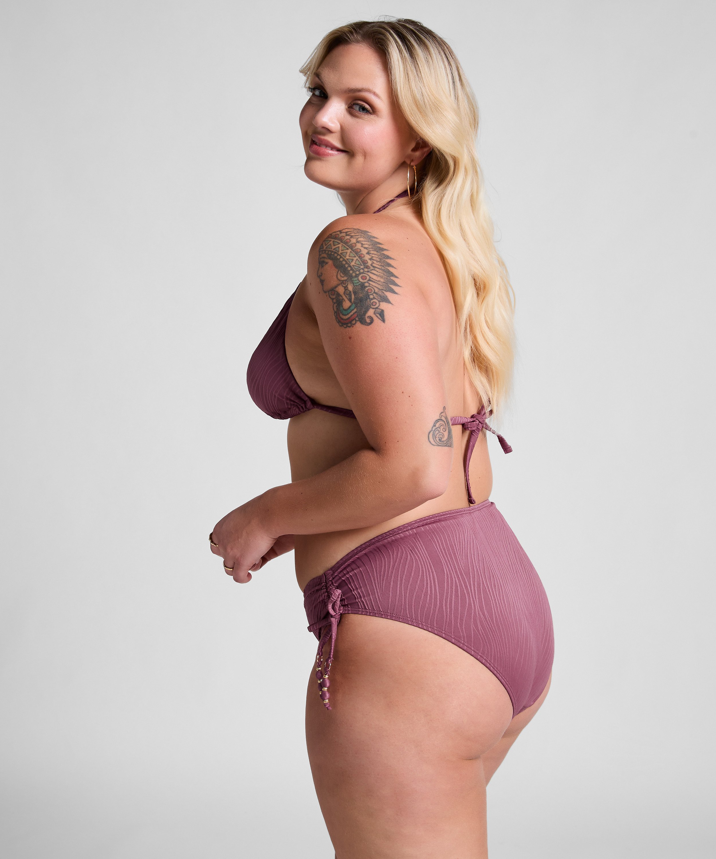 Triangel-Bikinioberteil Cozumel, Lila, main