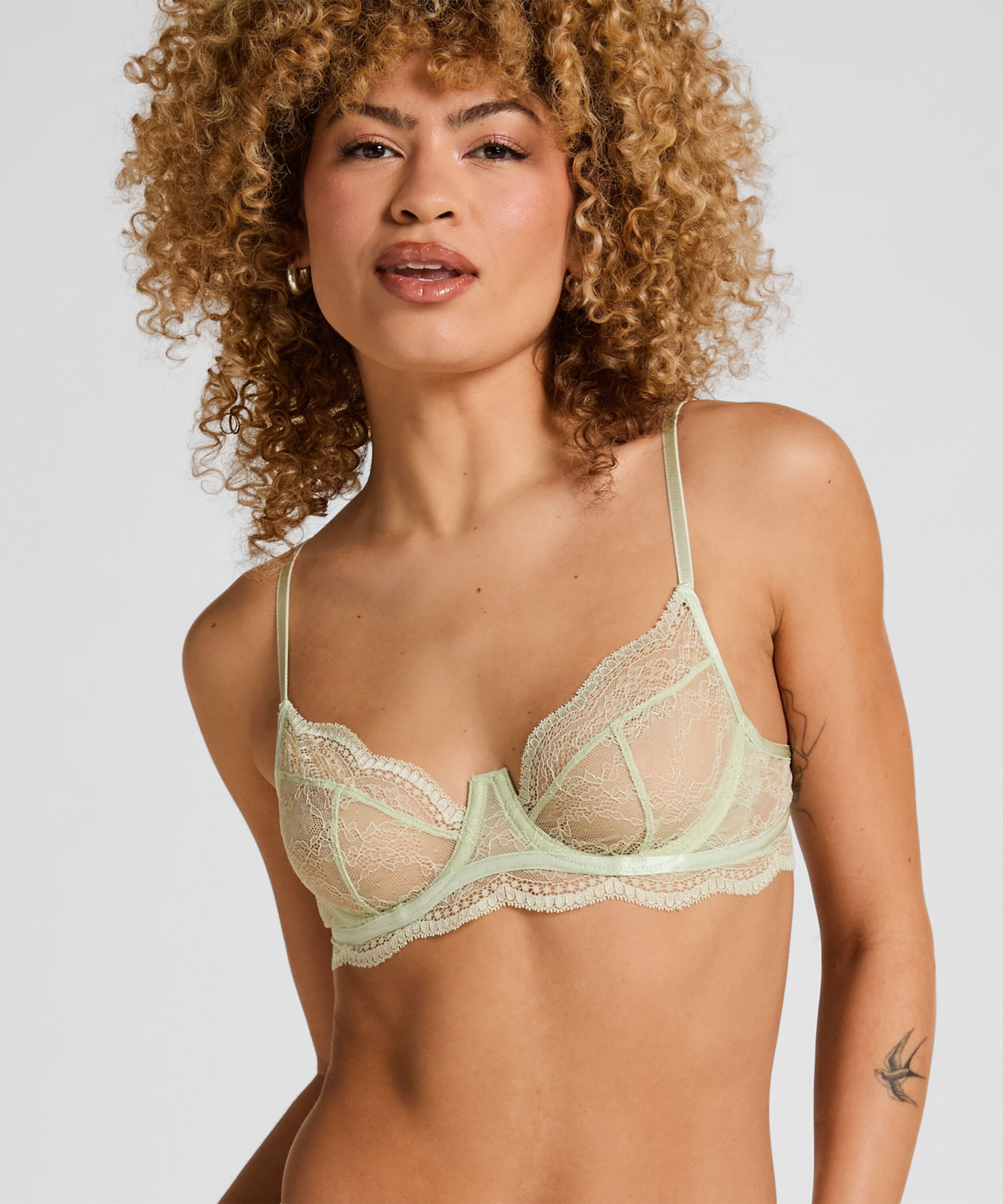 Soutien-gorge non-rembourré à armatures Isabelle, Vert Soutien-gorge non-rembourré à armatures Isabelle, Vert