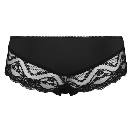 Slip brésilien micro Lacey, Noir
