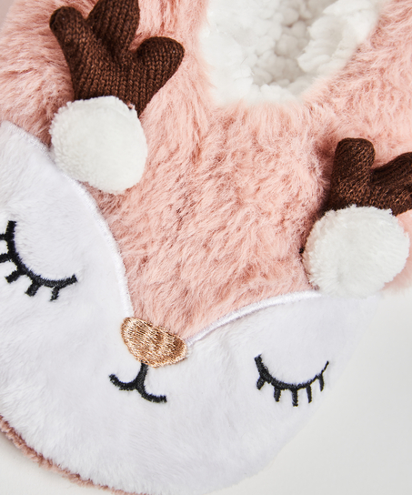 Gem&uuml;tliche Ballerina Rentier, Rose