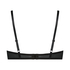 Soutien-gorge push-up rembourré à armatures Malika, Noir