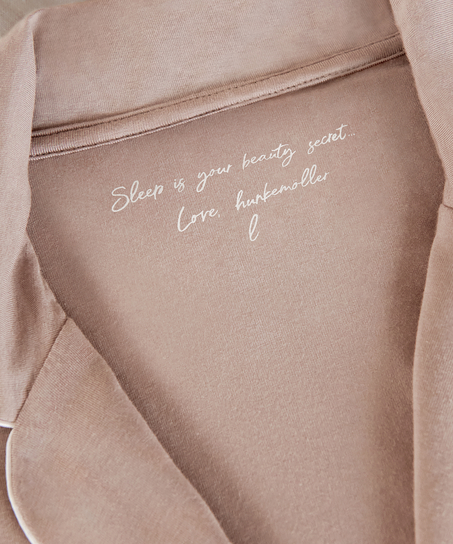 Langärmelige Jersey-Jacke Essential, Beige