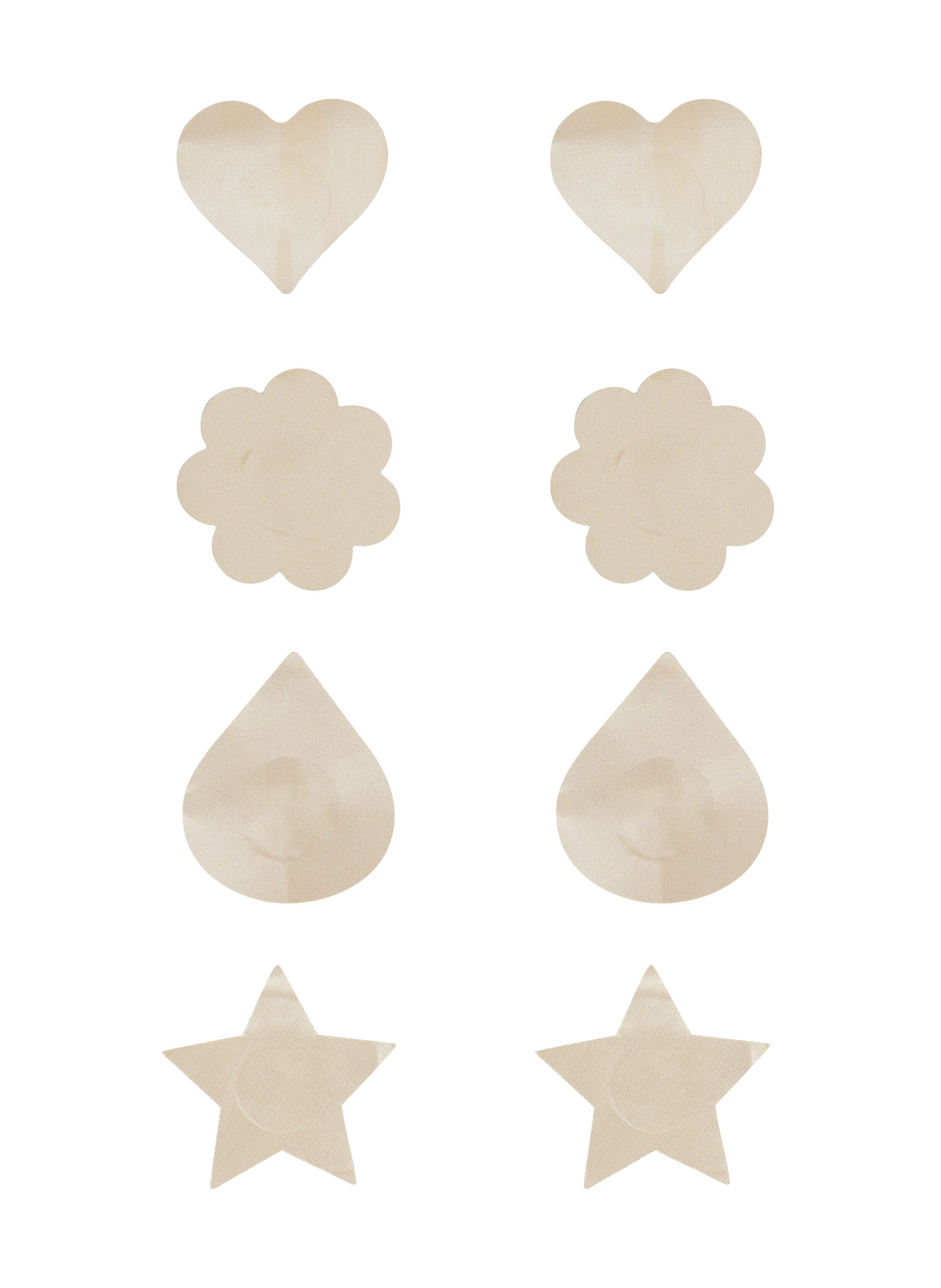 4er-Pack Nipple Covers, Beige