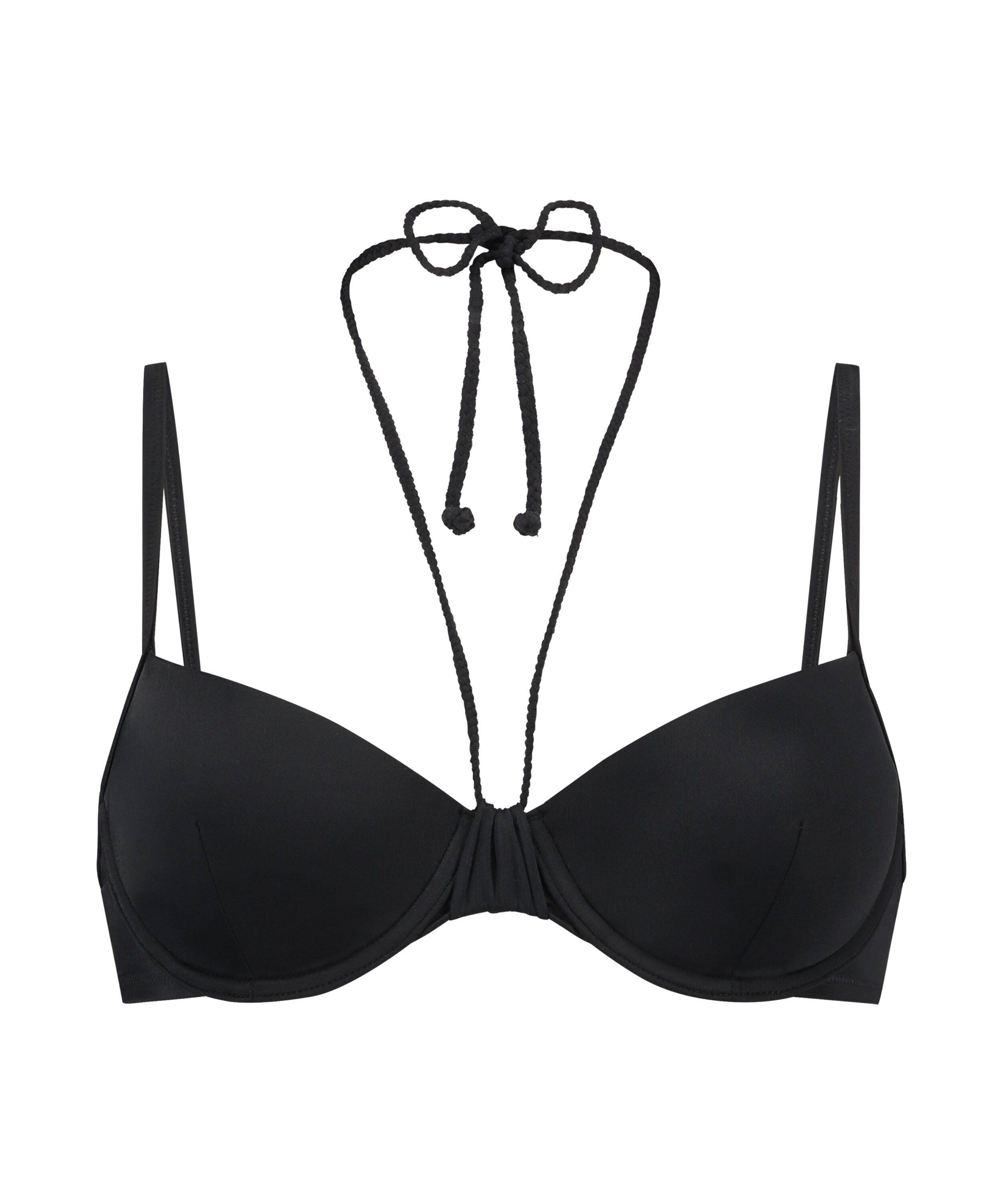 Vorgeformtes Bügel-Bikinioberteil Luxe, Schwarz Vorgeformtes Bügel-Bikinioberteil Luxe, Schwarz