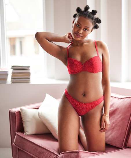 Soutien-gorge à armatures préformé Rose, Rouge