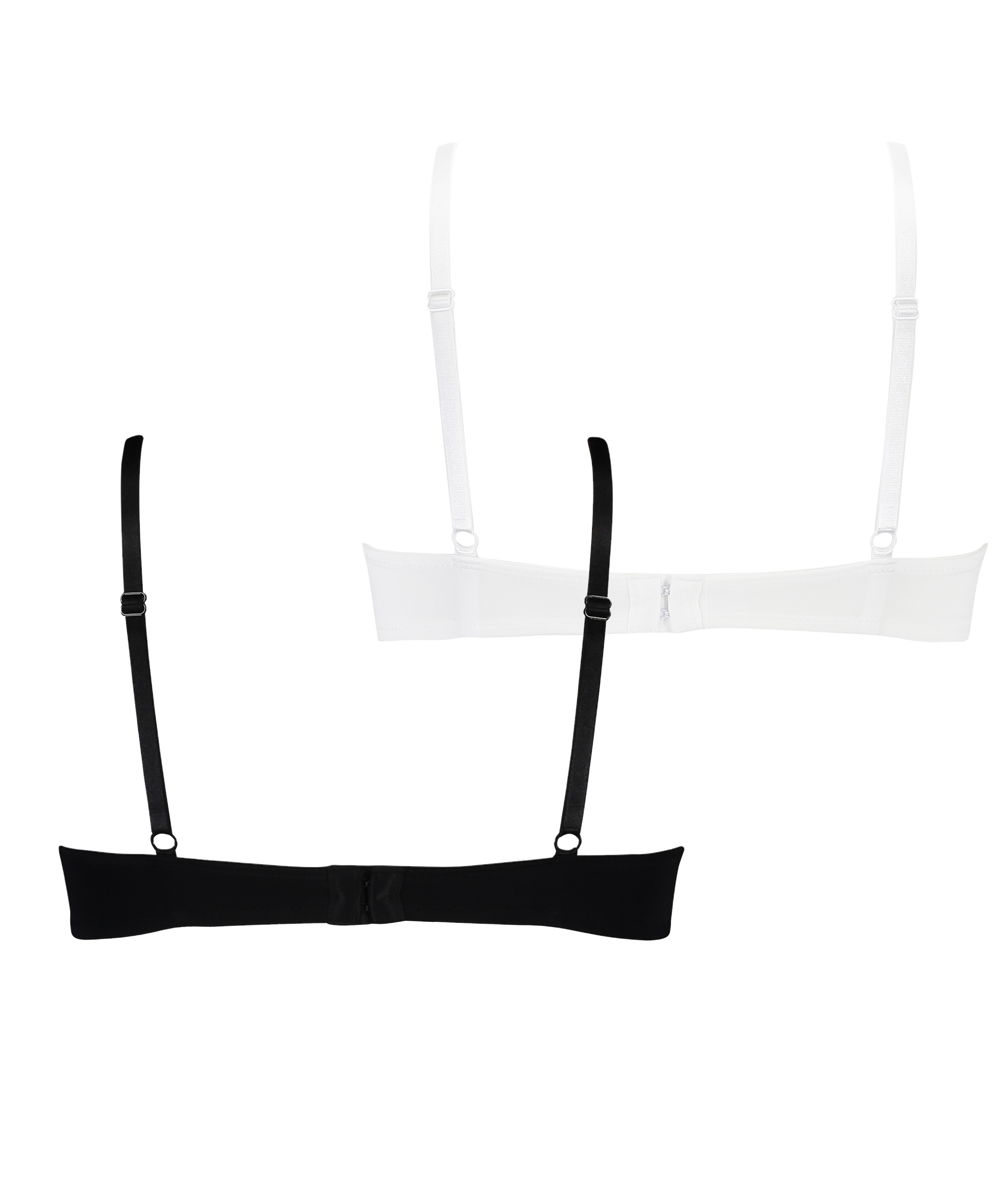 Doppelpack vorgeformter B&uuml;gel-BH, Schwarz, main