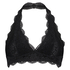 Bralette Halter Lace, Schwarz