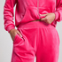 Pyjamahose aus Samt, Rose