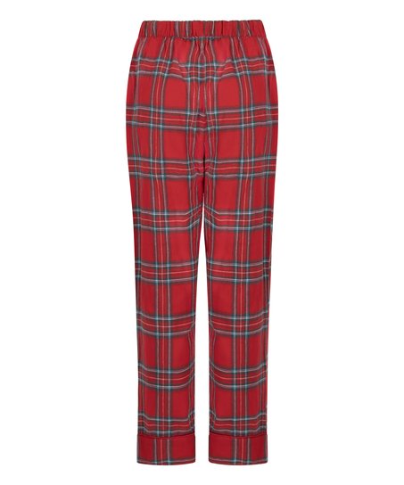 Pantalon de Pyjama Flanel, Rouge