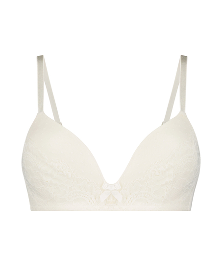 Soutien-gorge préformé sans armatures Valerie, Blanc