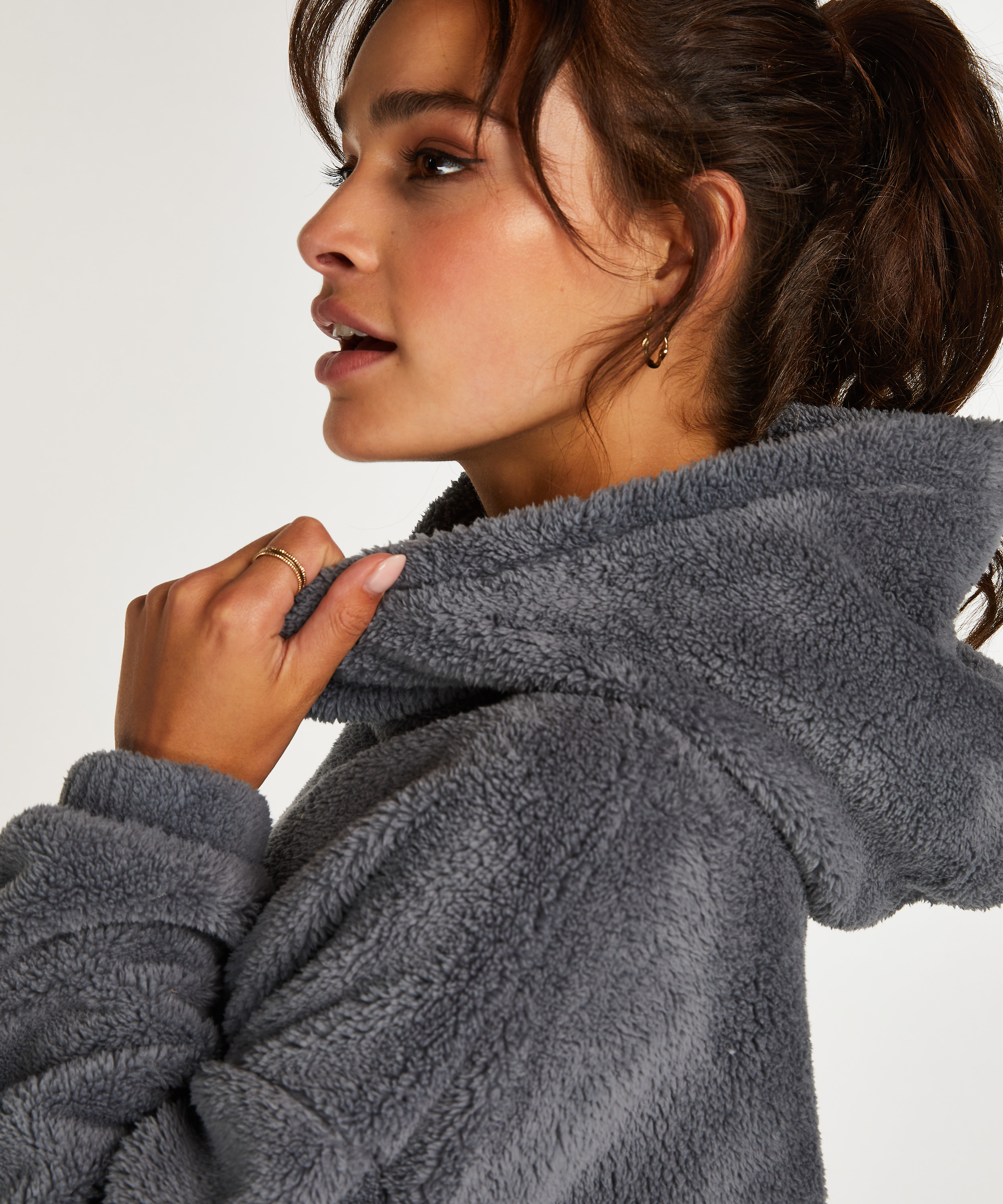 Robe polaire Snuggle Lounge, Vert, main