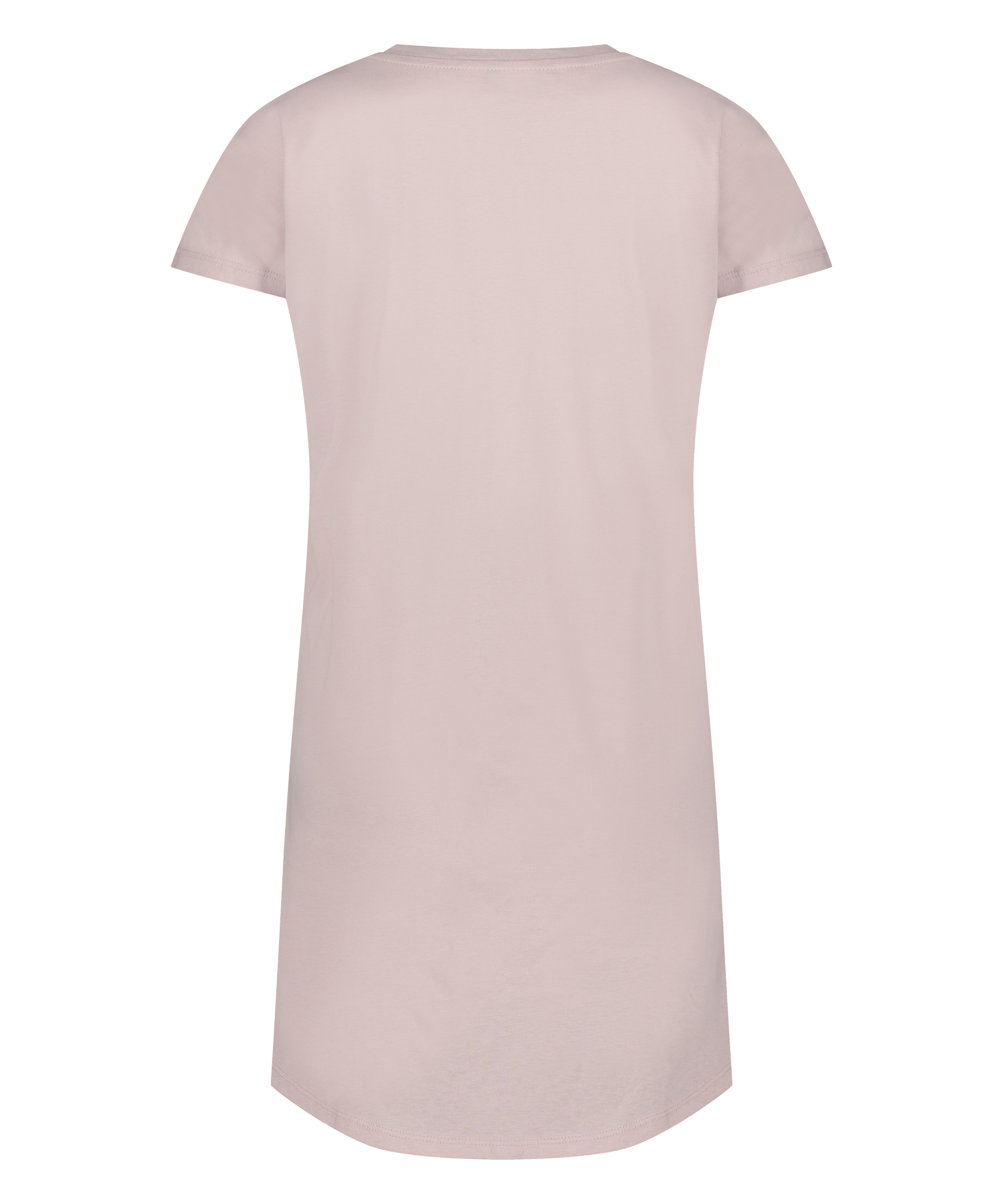 Chemise de nuit col rond, Violet, main