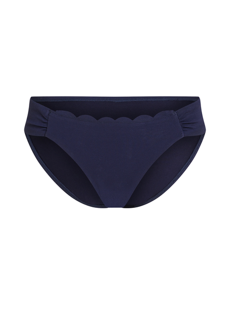 Bikini Slip Rio Scallop, Blau